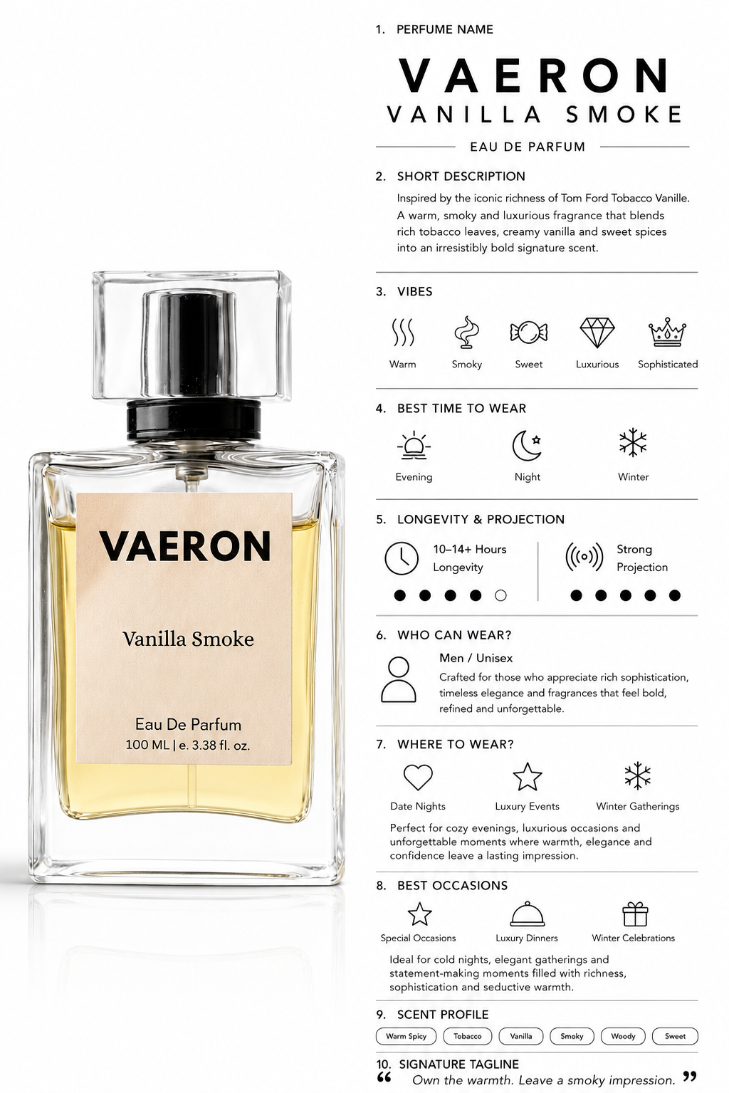 Vaeron Vanilla smoke