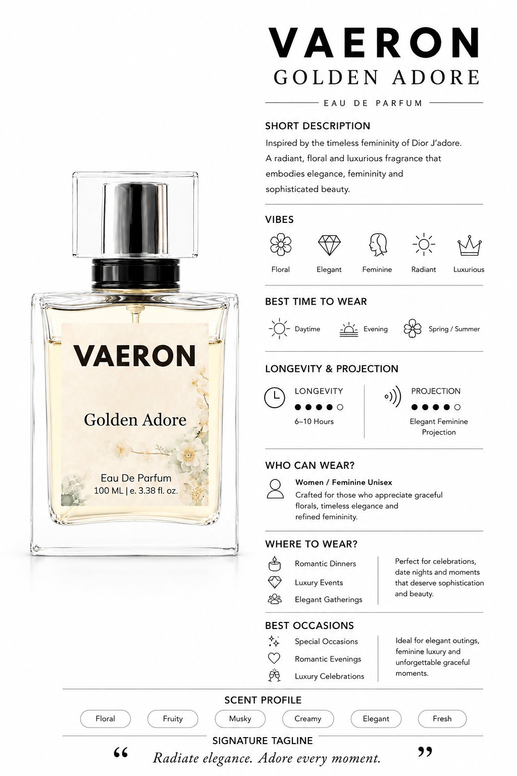 Vaeron Golden Adore