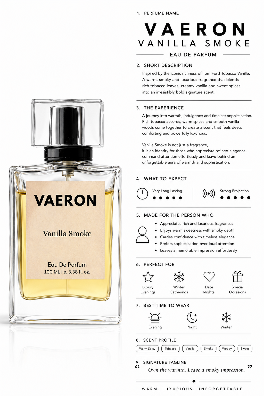 Vaeron Vanilla smoke