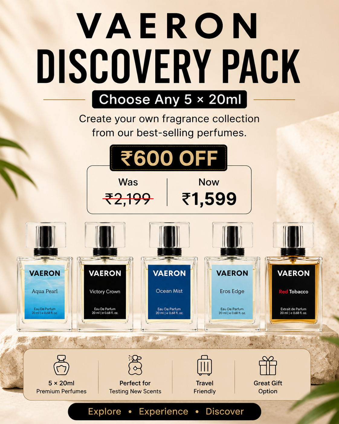 VAERON Discovery Pack - Choose Any 5 x 20ml
