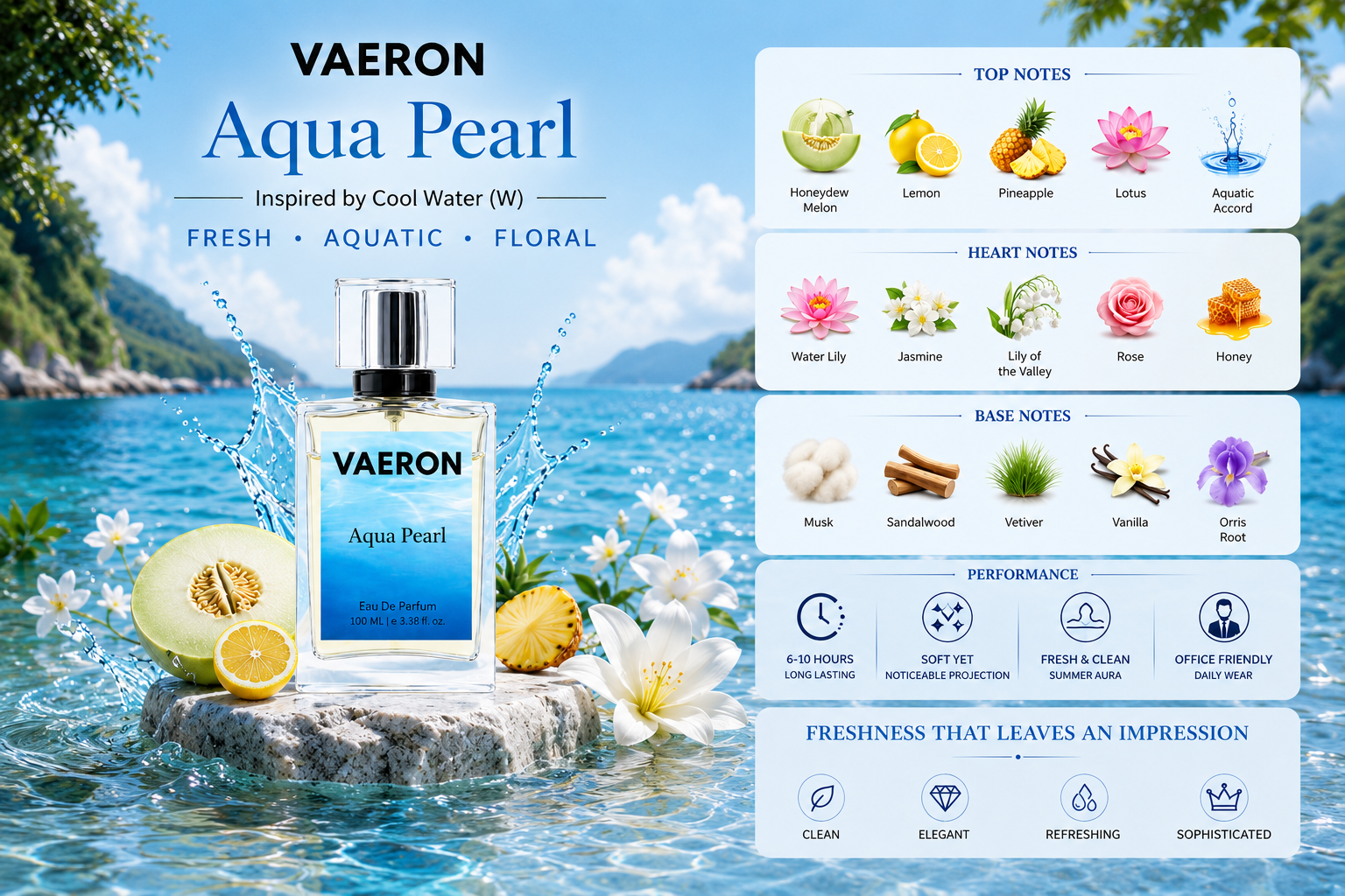 Vaeron Aqua Pearl